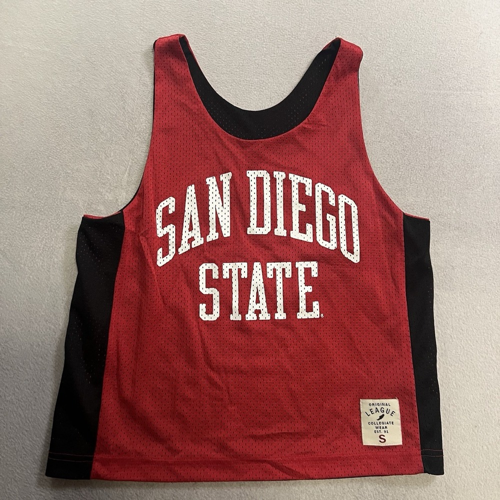 Original League Collegiate Wear Women's Small San Diego State Jersey Reversible